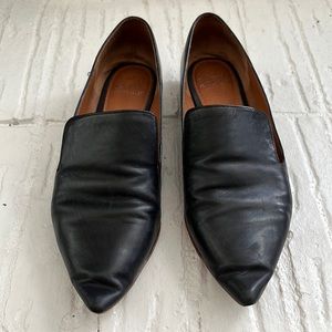 Sarto black flats